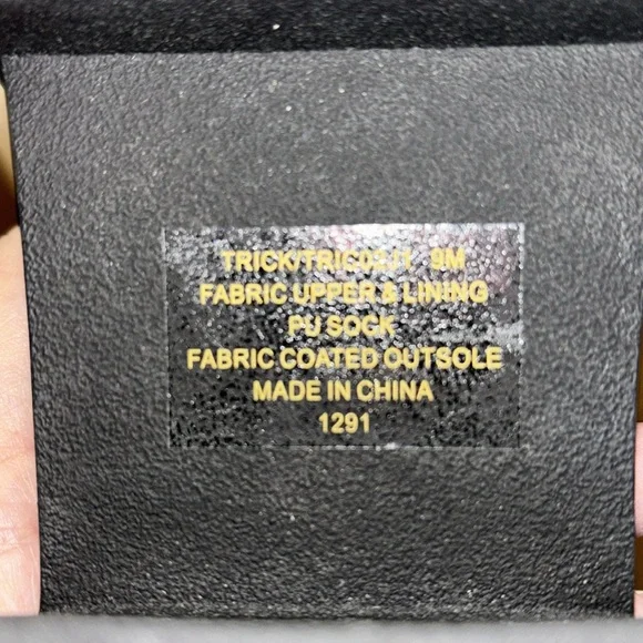 Madden Black Trick Platform Slide Size 9 NWOT - Picture 6 of 10